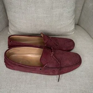 Men’s rods loafers in suede burgundy Tod main image 2